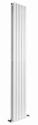 REINA NEVA WHITE DOUBLE PANEL VERTICAL DESIGNER RADIATOR H1800mm x W413mm, RND-NV4118WD REINA NEVA WHITE DOUBLE PANEL VERTICAL DESIGNER RADIATOR H1800mm x W413mm, RND-NV4118WD